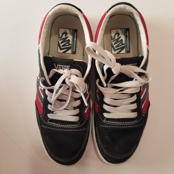 Vans CC Lowland Black and Chili Pepper Sneakers EXCELLENT Condition - Picture 6 of 13